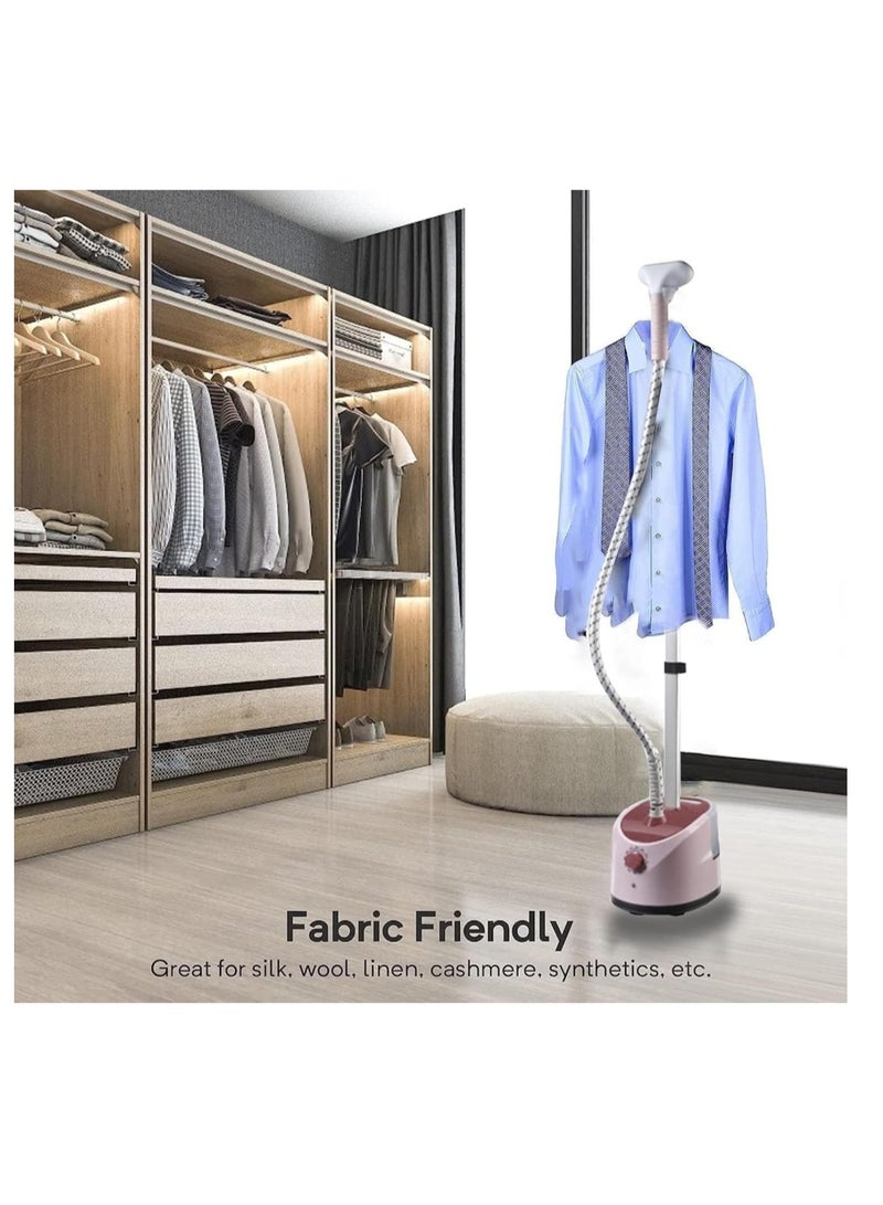 2000W Vertical Clothes Garment Steamer, Height Adjustable Steamer Built-in Ironing Board, 40 Second Heating Household ＆ Commercial Steam Irons - Image 4